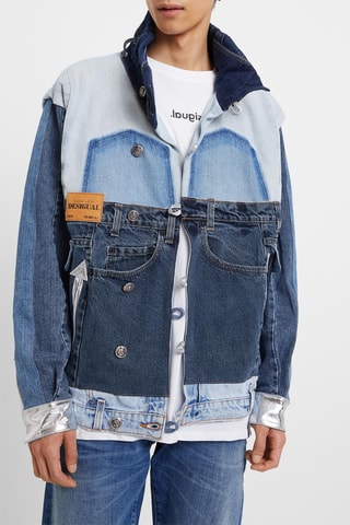 Veste en jean Mickey Disney - Bleu clair