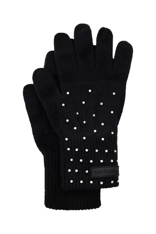 Gants et écharpe - Noir