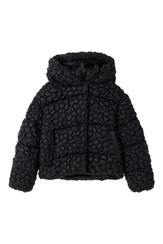 Doudoune à capuche - Noir