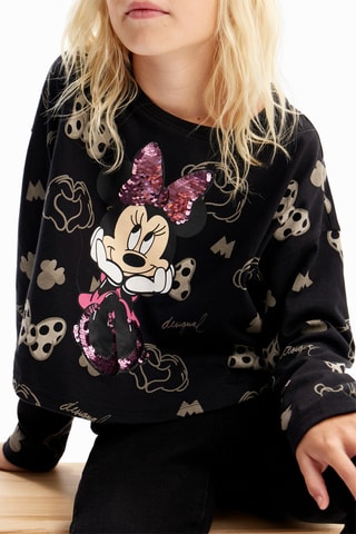 T-shirt Minnie Disney - Noir