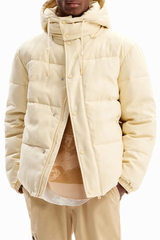 Doudoune à capuche - Beige