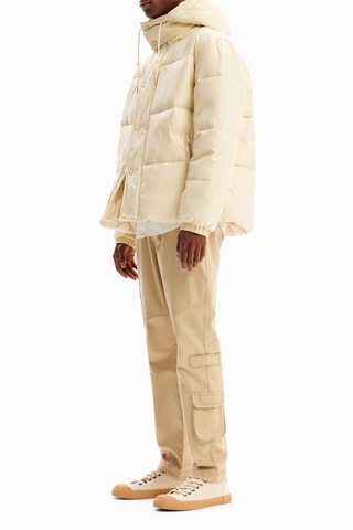 Doudoune à capuche - Beige