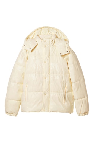 Doudoune à capuche - Beige