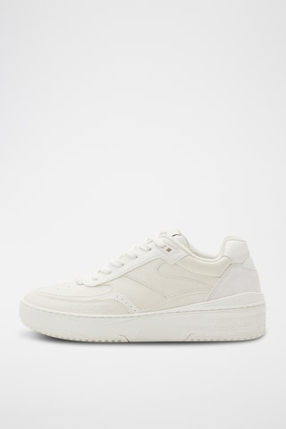 Baskets en cuir - Blanc cassé