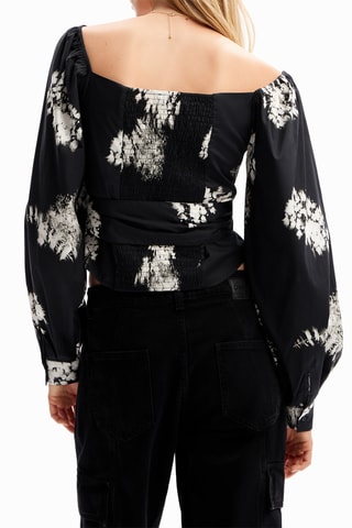 Blouse regular - Noir