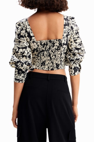 Crop top regular - Noir