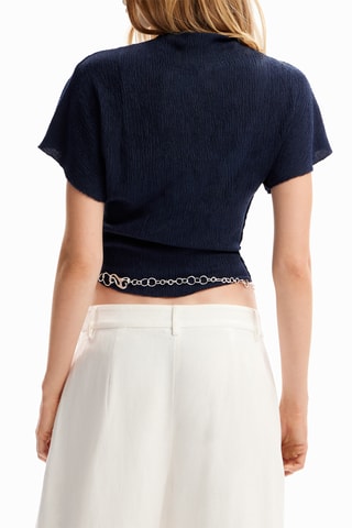 Crop top regular - Bleu marine