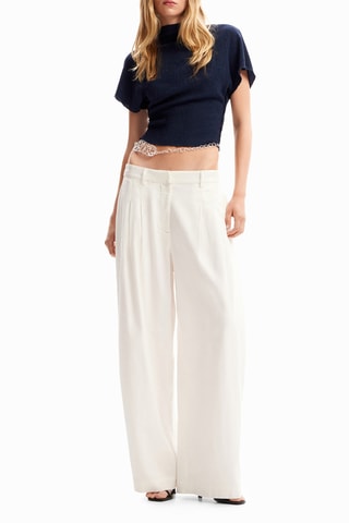 Crop top regular - Bleu marine