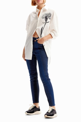 Jean cigarette - Bleu