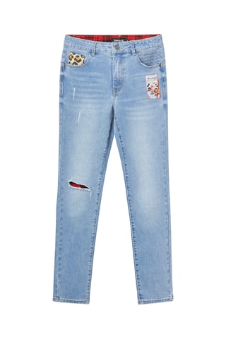 Jean slim 7/8 - Bleu clair