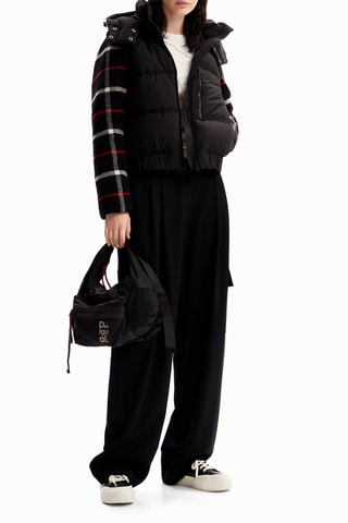 Veste regular en laine  - Noir