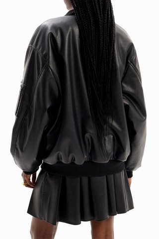 Veste oversize réversible - Noir