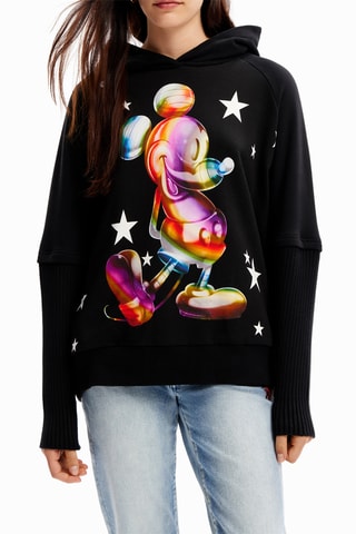 Sweat oversize Mickey Disney - Noir