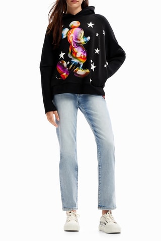 Sweat oversize Mickey Disney - Noir