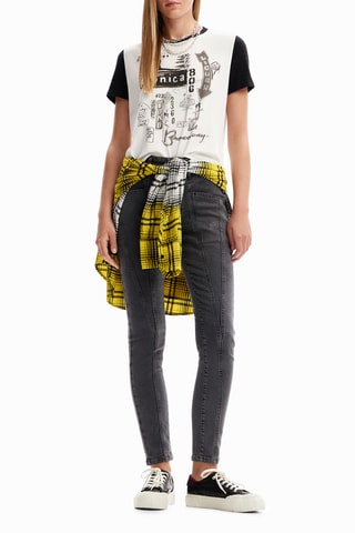 T-shirt slim - Blanc