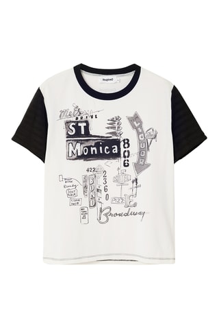 T-shirt slim - Blanc