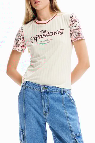 T-shirt regular - Ecru