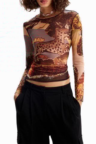 Top regular - Marron