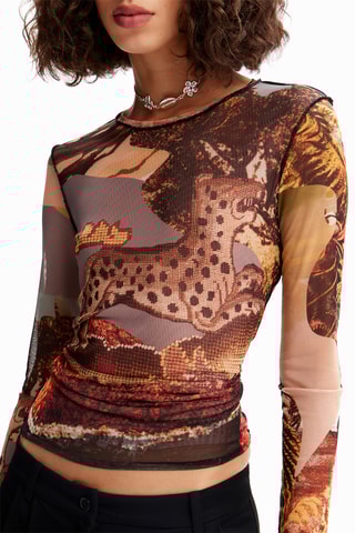 Top regular - Marron