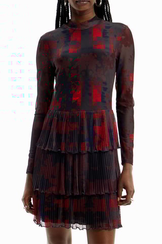 Robe volantée - Noir