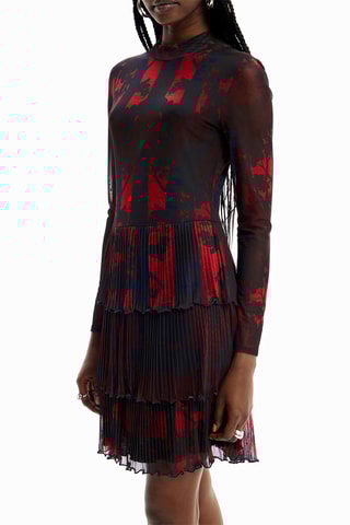 Robe volantée - Noir