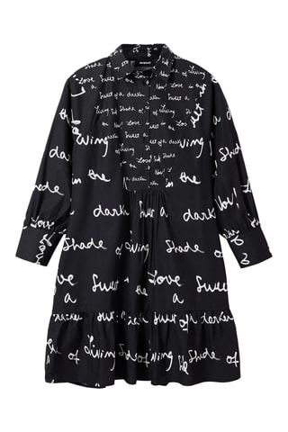 Robe volantée - Noir