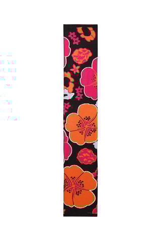 Bonnet et écharpe - Noir et orange