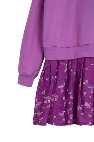 Robe trompe-l'œil - Violet