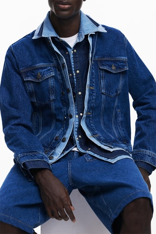 Veste regular - Bleu