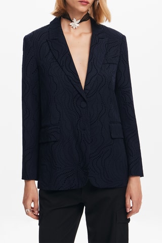 Blazer regular - Bleu marine