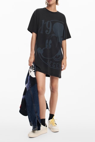 Robe t-shirt Mickey Disney - Noir