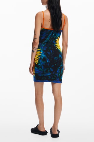 Robe fourreau - Bleu