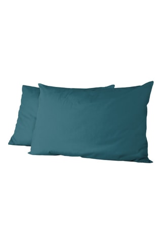 2 fronhas - Azul-pato - 50 x 70 cm