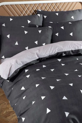 Parure de couette King - Gris foncé