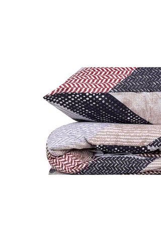 Parure de couette Anatoli - Crème et anthracite