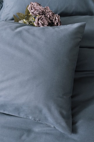 Parure de couette en coton 57 fils/cm² - Bleu