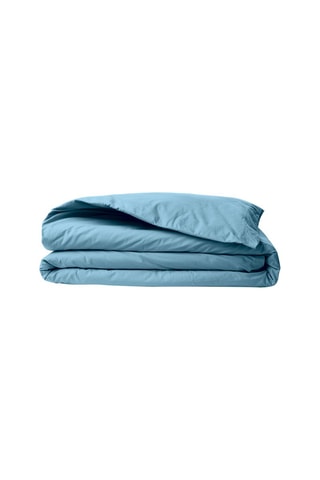 Housse de couette en coton renforcé 145 fils/cm² Tonne Marie - Bleu clair