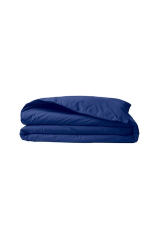 Housse de couette en coton renforcé 155 fils/cm² Tonne Bleue - Bleu foncé