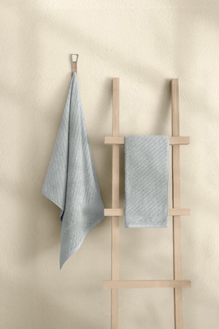 Serviette de toilette et drap de douche - Gris