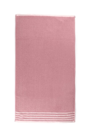 2 draps de douche - Rose - 75 x 150 cm