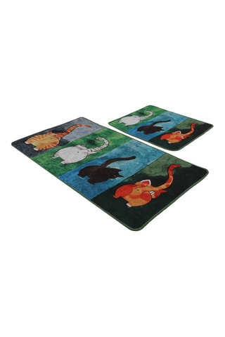 2 tapis de bain - 60 x 100/50 x 60 cm