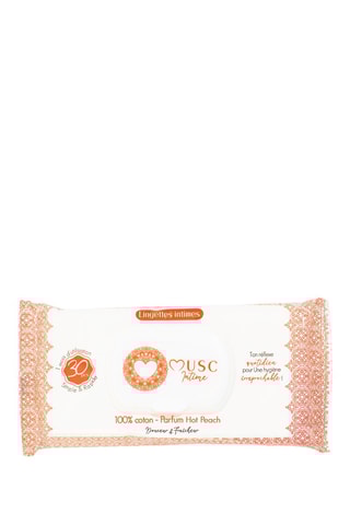 Toalhetes íntimos Hot Peach - 30 toalhetes