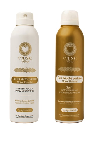 Lot Deo Douche & Lait Corps Monoi Oriental - La rayonnante