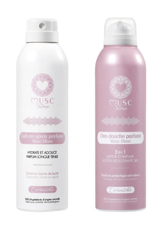 Lot Deo Douche & Lait Corps Musc Blanc - L’irrésistible