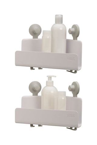 2 Hoekrekken voor Douche EasyStore - Wit