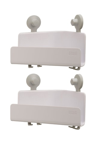 2 Hoekrekken voor Douche EasyStore - Wit