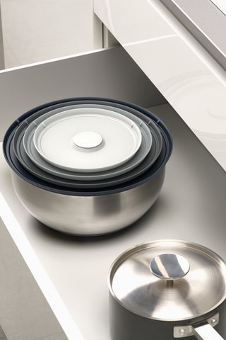 4 bols empilables en acier inoxydable Nest Prep&Store 100 - 5, 3,8, 2,1 et 1,2 l