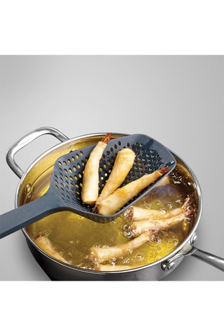 Siliconen Vergiet met Handvat Scoop Plus Large