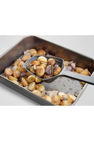 Siliconen Vergiet met Handvat Scoop Plus Large