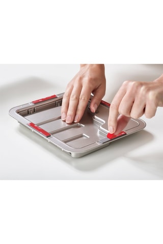 4-deilge Roestvrijstalen en Siliconen Messenset met Opbergdoos Elevate
